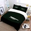 Black Bedding Set w/ Cannon Bedding set (1 duvet cover, 2 pillowcases, duvet not included)