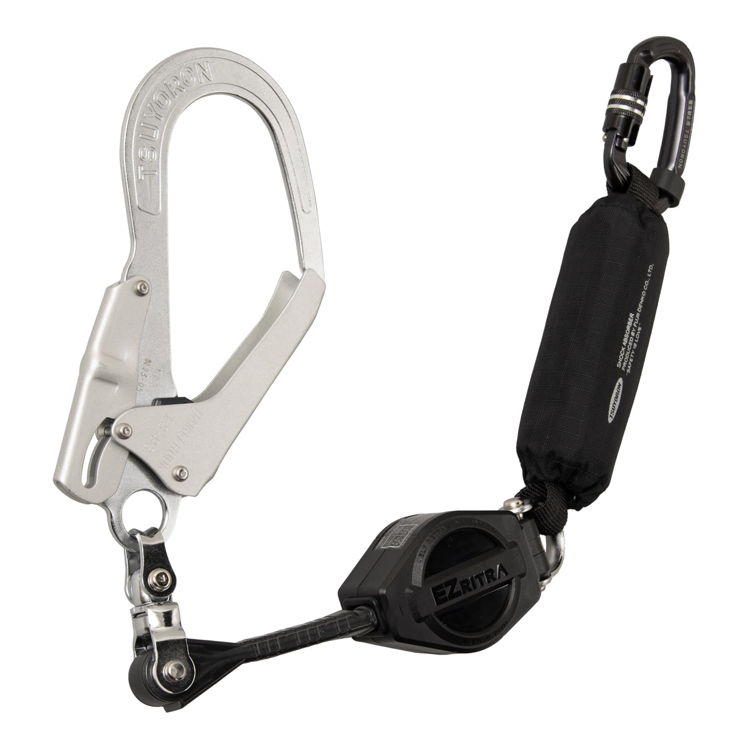

Fujii Denko New Standard EZ Litra Easy Litra Full Belt with Locking Retractable Single Supports up to 130kg Lanyard Made in 2023 Fall Arrest Device