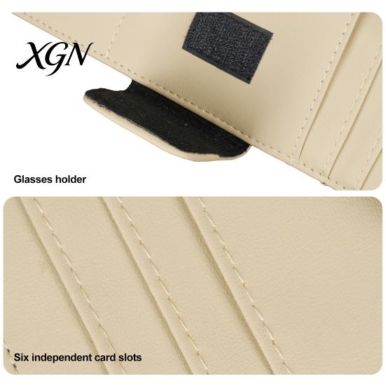 Car Sunglasses Holder Sun Visor, Pen Business Card Organizer, Ticket Driving Organizer for Storage Pouch, Clip Stowing Tidying Accessories Visor