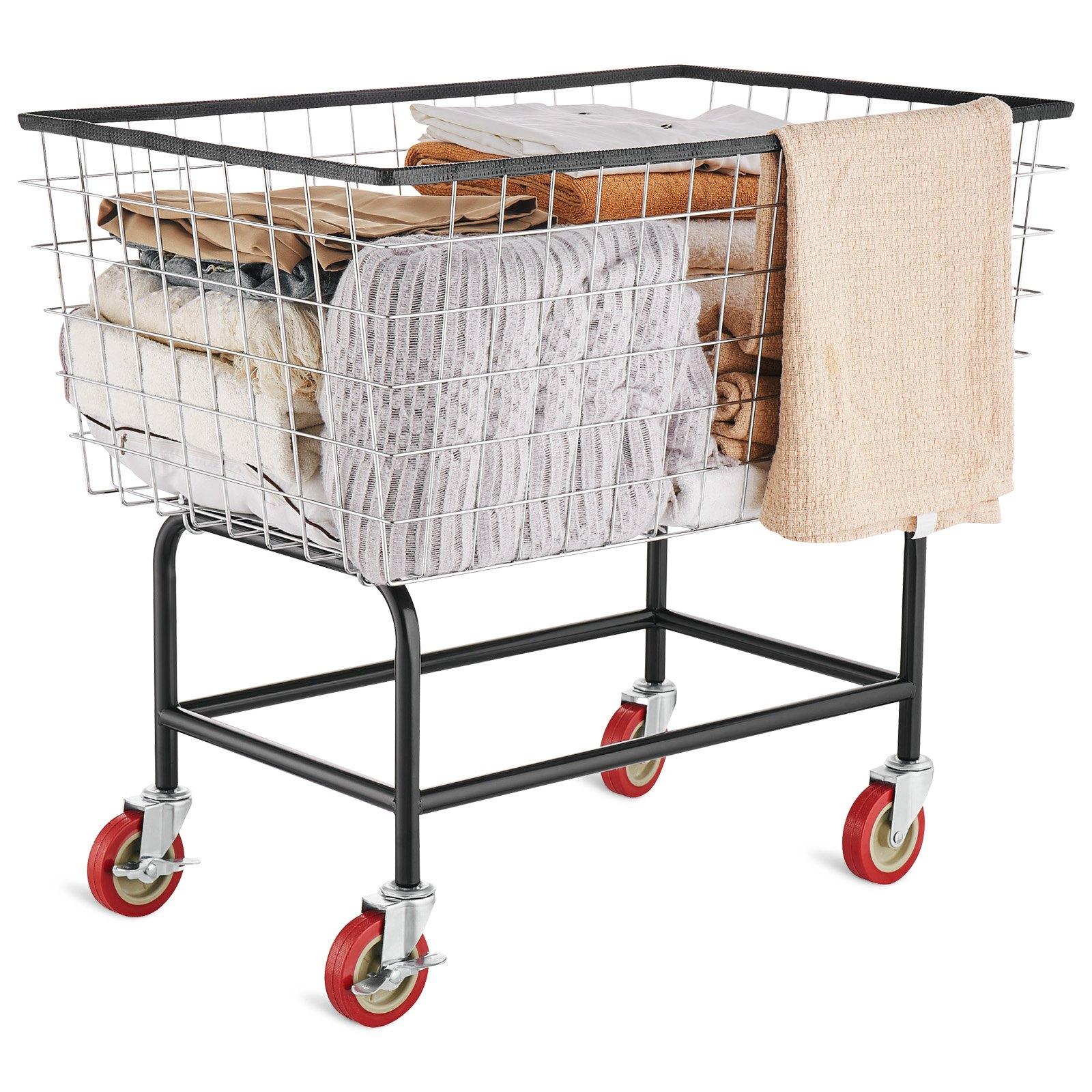 VEVOR Wire Laundry Cart, 4.5