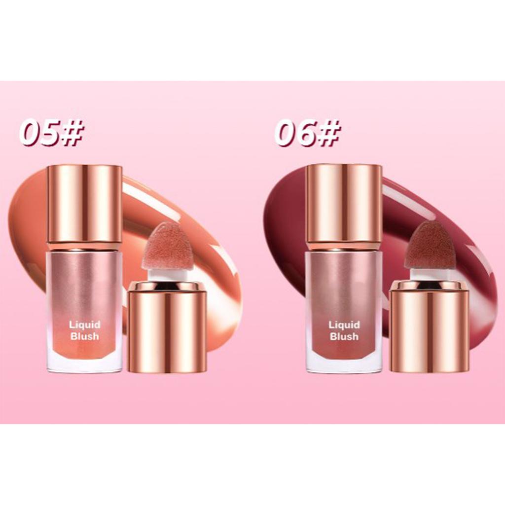 3Pcs Matte Multi-use Liquid Blusher for Women – Lightweight, Long-lasting Color for Cheeks & Makeup