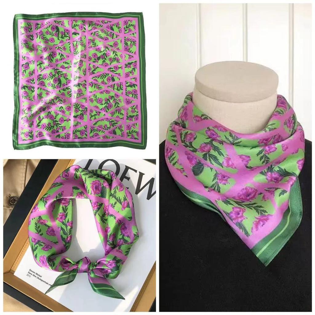 Eleganti Foulard di Seta da Donna Con Centinaia di Camicie, Assistenti di Volo, Decorazione Professionale, Protezione del Collo, Foulard, 70 Foulard Quadrati Piccoli.