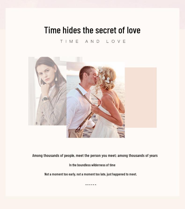 Olishi Valentine's Day Quartz Watch, Slim Student Electronic Design, Unisex