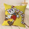 CUTE Cartoon C-Cuphead Pillow Case Removable Washable Cushion Cover – All-Season Soft Linen