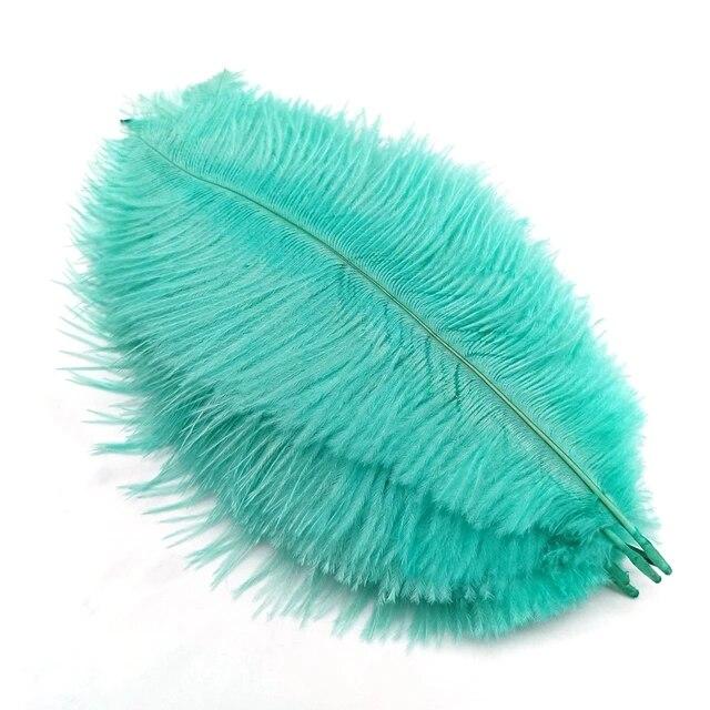 10Pcs Ostrich Feathers Decorative Vase Pluma Wedding Table Centerpieces Carnival Accessories DIY Creative Leisure Craft Supplies