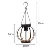 Solar Lantern Led Light Daylight Sensor Garden Lamps Lights Outdoor Waterproof Landscape Iron-art With Durable Chain Decor