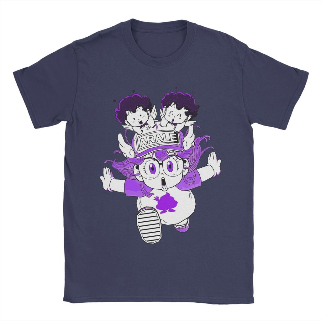 Summer Arale Norimaki  Dr Slump  Fashion TShirts  Cotton Tshirt for Couple Y2K Classic Design Short Sleeve Tops