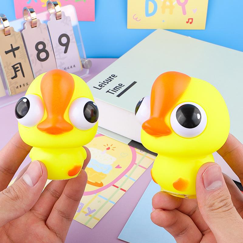 Giocattoli Spremibili Occhi d'Anatra Pinza Decompressione Sensoriale Fidget Giocattolo Occhio Sferico Giocattolo Rimbalzante Giocattolo Sollievo Stress Sfogamento Giocattolo Regalo di Natale Giocattolo
