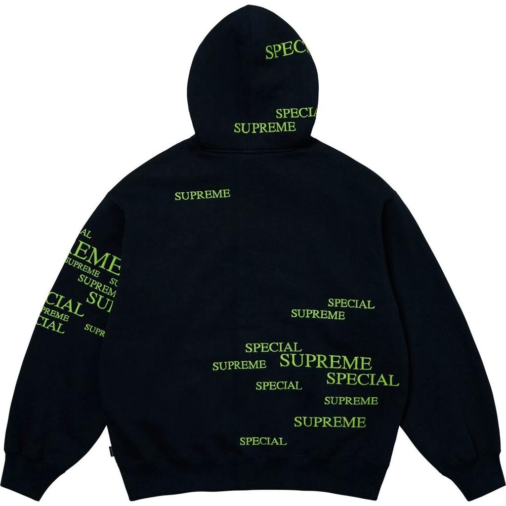 Supreme FW24 WEEK12 Special Zip Up Hooded Sweatshirt Logo Unisex SUP-FW24-204