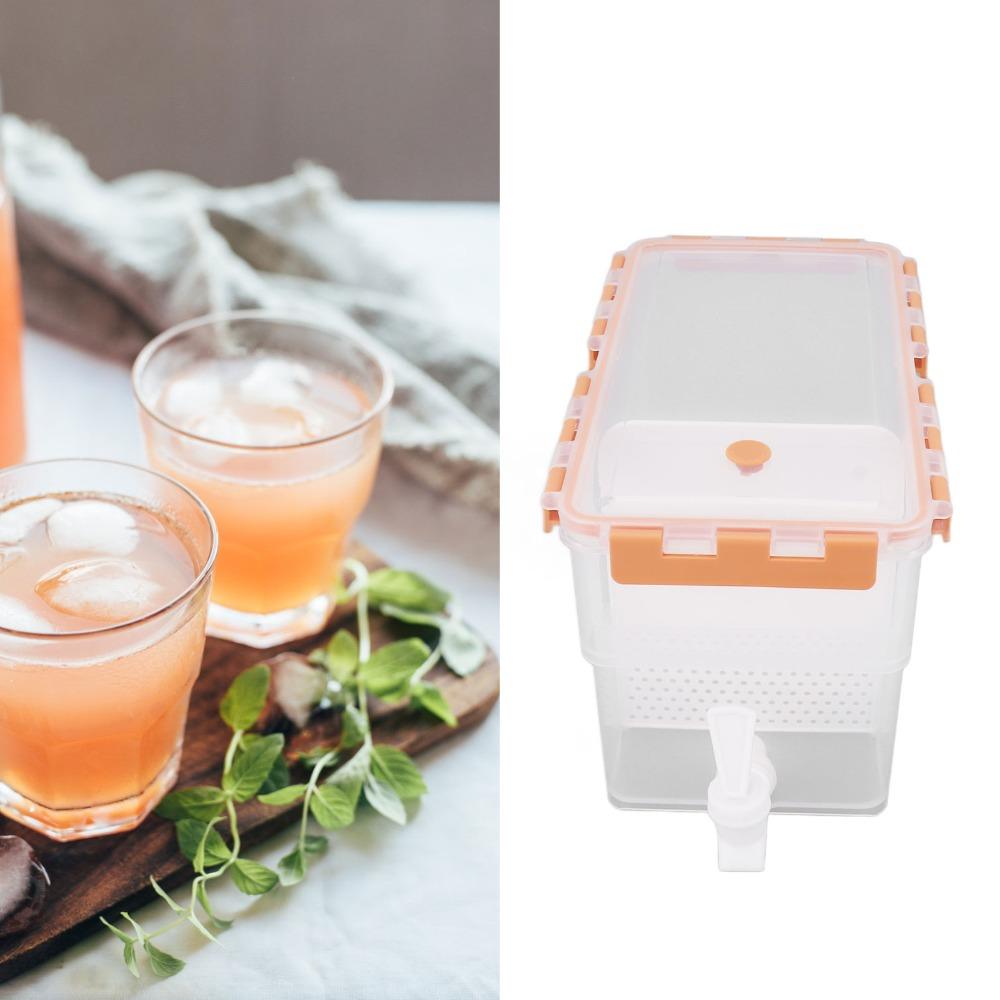 PET Beverage Dispenser 3.5L Capacity Water Dispenser Portable Lemonade Container  Daily Use