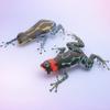 2Pcs Iron Frogs Wall Hanging Decor Creative Iron Art Decoration Home Supplies Table Ornament Desktop Decor Table Ornament