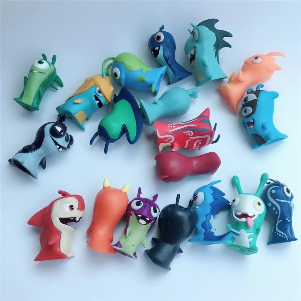 10pcs/set Slugterra Cartoon Action Figure Model Collection Toy Christmas Gift Children PVC anime for Articulated Scale Detailed Movable Poseable