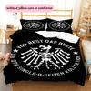 Biancheria da letto con motivo Die Toten Hosen Decorazione per la casa Regalo di compleanno ( 1 copripiumino + 2 federe, senza imbottitura),merchandising per fan.