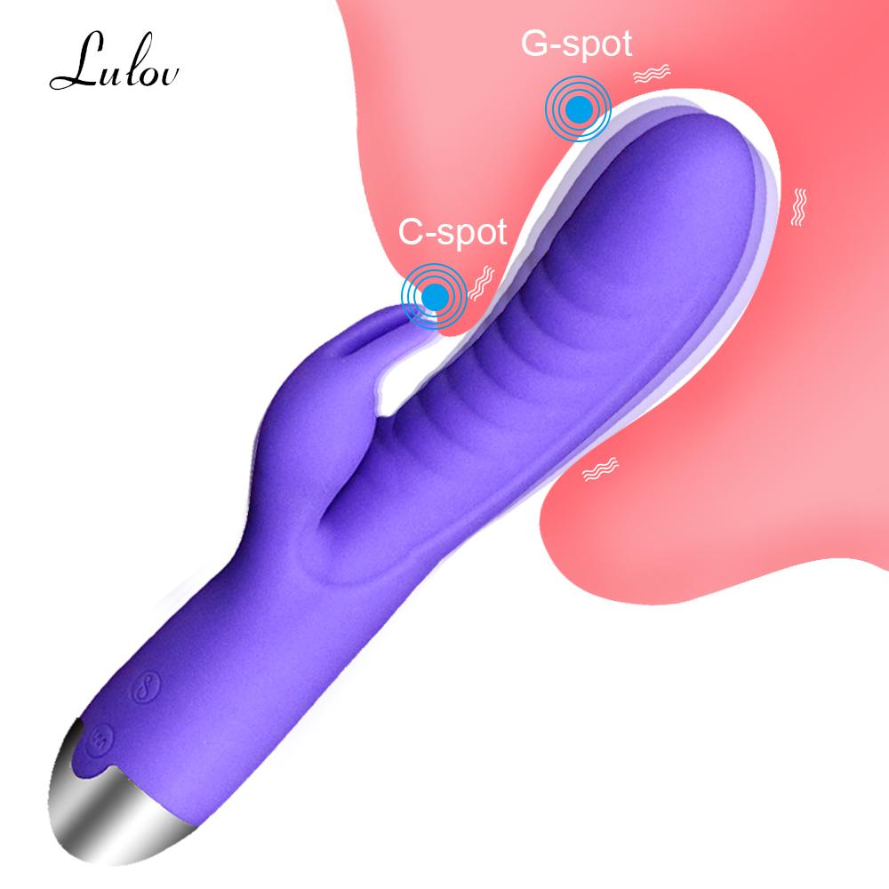 Powerful Dildos Rabbit Vibrator for Women Clitoris Stimulator G Spot Vibrator Female Vagina Massager Sex Toys 18goods for Adults