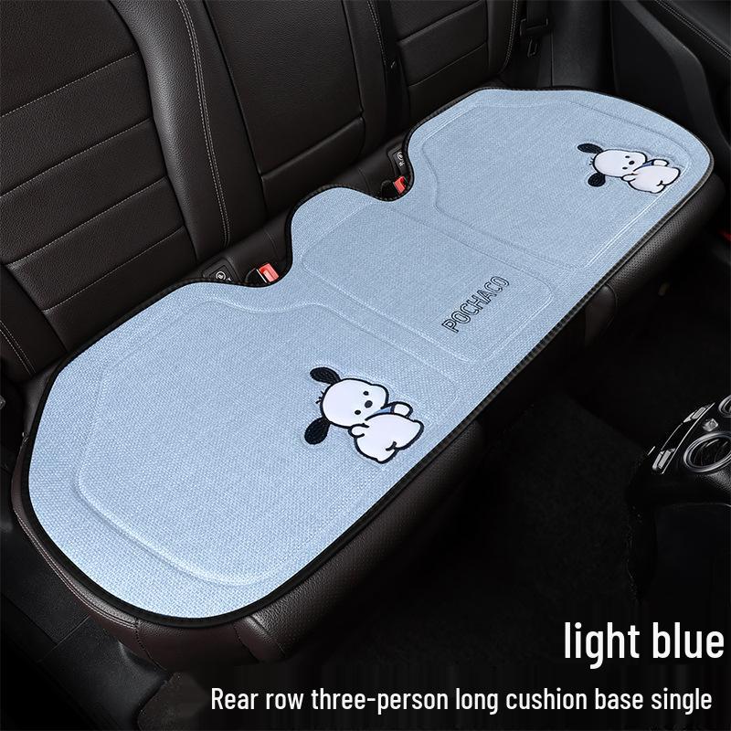 Pachacoo All-Season Cute Cartoon Cotton Linen Car Seat Cushion for Roewe RX5 D7 E6 D6 Ei5.