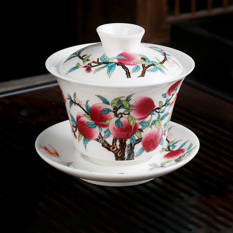 150ml Chinese Ceramic Tea Cup  Bone China Tea Sets Porcelain    Kungfu Tea Ceremony Teacup Teaware Travel Meditation Cups Gift
