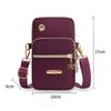 Mobile Phone Crossbody Bags For Women Fashion Women Shoulder Bag Cell Phone Pouch Coin Bag 3 Layer Wallet With Headphone Plug