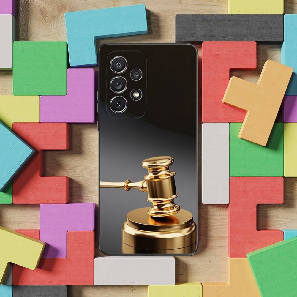 Law Lawyer Judge Justice For Samsung S9,S10,S20,S10,S21,S25,S24,S23,Ultra,FE,Plus,Lite,Soft Silicone Black Case