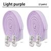 2 Paar 8 MM Breedte Elastische Schoenveters Sneakers Drukknop Veters Zonder Strikken Kinderen Volwassenen Geen Strik Schoenveters voor Schoenen Accessoires