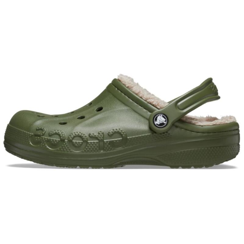 Crocs Baya Comfortable and Versatile Hole Shoes Unisex Green