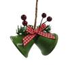 Christmas Bell Hanging Ornament Christmas Tree Bell Decoration for Door Window Christmas Tree Holiday Party Decoration