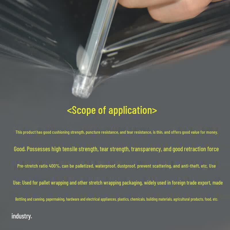 Nanluo PE Industrial Self-Adhesive Wrapping Film