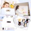 5Pcs PVC Magnetic Bookmarks Kitten Paws Magnetic Book Page Clip Thoughtful Present For Book Lover Teacher Reader Friend