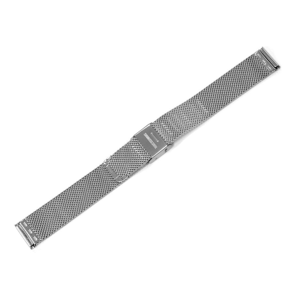 CASSIS Mesh Uhrenarmband MESH SLIDE 16mm Silber mit Ersatzwerkzeug X0023304012016