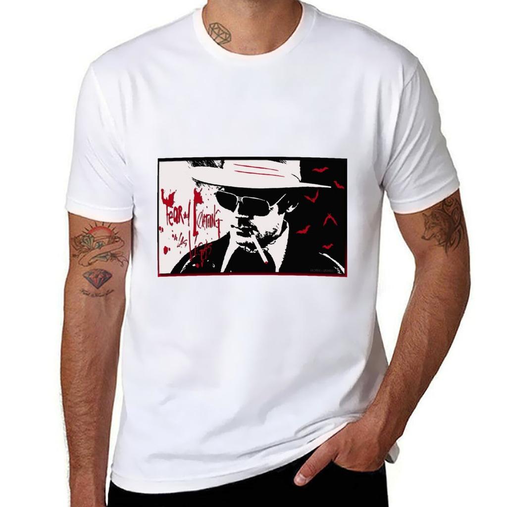 Hunter S Thompson Tshirt Casual Minimalist Short Sleeve Top