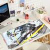 Game Zenless Zone Zero Teclado Mousepad Gaming Speed Keyboard Pads Mouse Pad XXL Rubber Carpet Locked Edge Mouse Mat 900x400mm