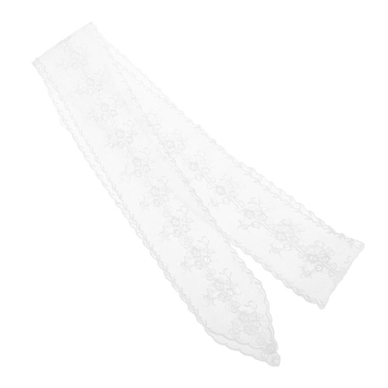 Sweet Lace Belt For Women To Match Skirts And Jeans, White Silk Belt, Long Silk Scarf, Suitable For Daily Wear