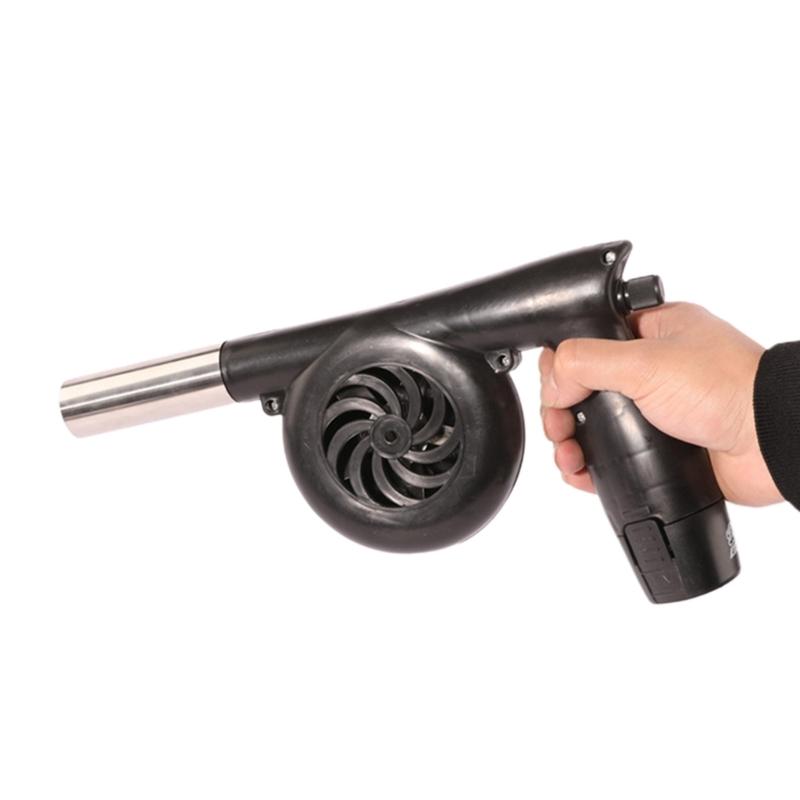 BBQ Fan Electric Blower Starter for Charcoal 5000R Rechargeable with 2x Air Duct