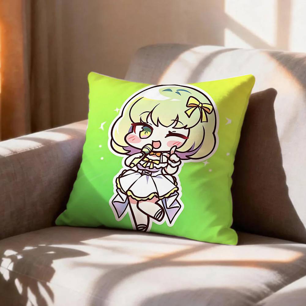 LOVELY TTrickcal Chibi Go GGame   Pillow Case Pattern Printed Pillowcase For Living Room Sofa Cushion Cover