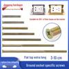 Galvanized Flat Head M4 Ground Insert Screw for Floor Socket, Extra Long, 3-10 Cm