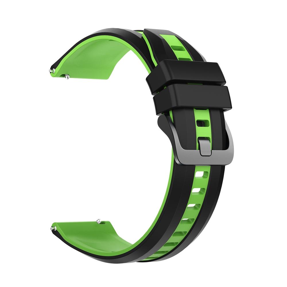 22mm Two-tone Silicone Watch Starp For Huawei Watch GT 6 Pro 6 5Pro 5 46mm/Ultimate 2/5 46mm 4 3Pro Replacement Watch Band
