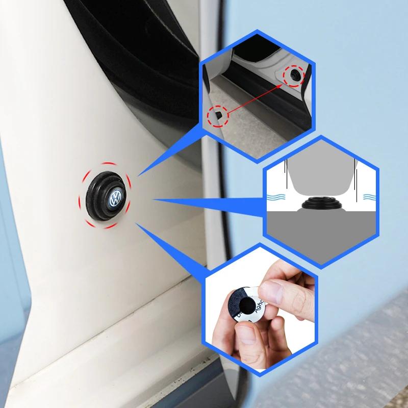 VW GTI GOLF 2026 Hot For VW VOLKSWAGEN 8Pcs Car Door Absorber Shockproof Anti Noise Pad Buffer Gasket For VW GTI Polo Golf Passa