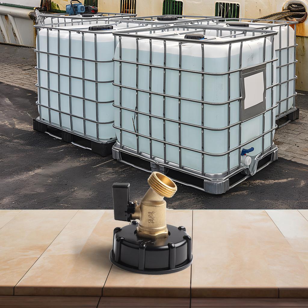 Comfortable Brand New Tank Adapter Valve Connector 275 330 Gallon IBC Anti-acidic Anti-alkaline Anti-corrosivee