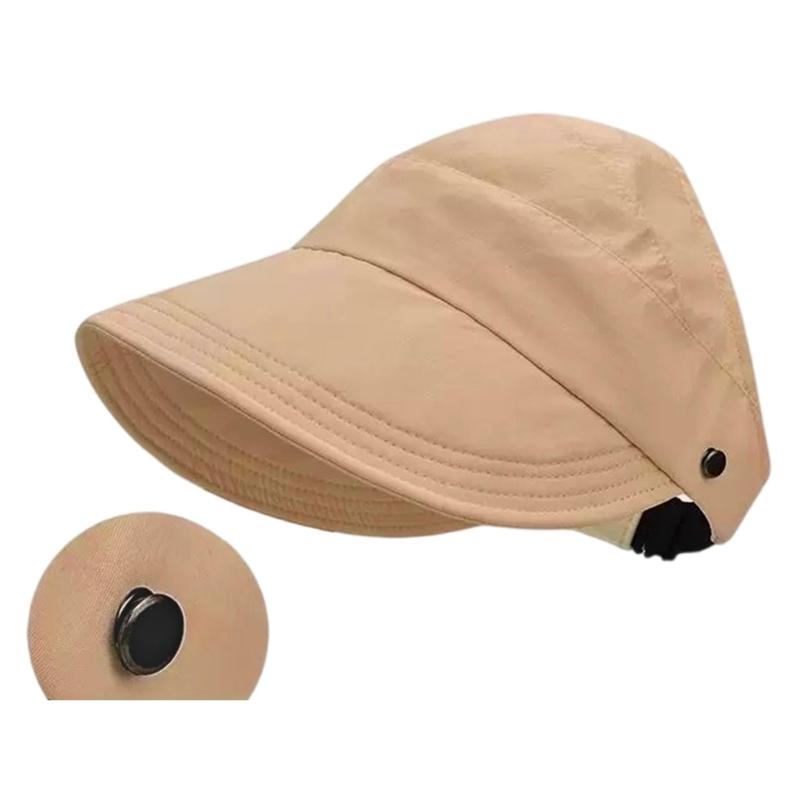 Breathable Ponytail Hat Women's Sunscreen Hat Adjustable Portable Sun Hat for Running Golf Beach