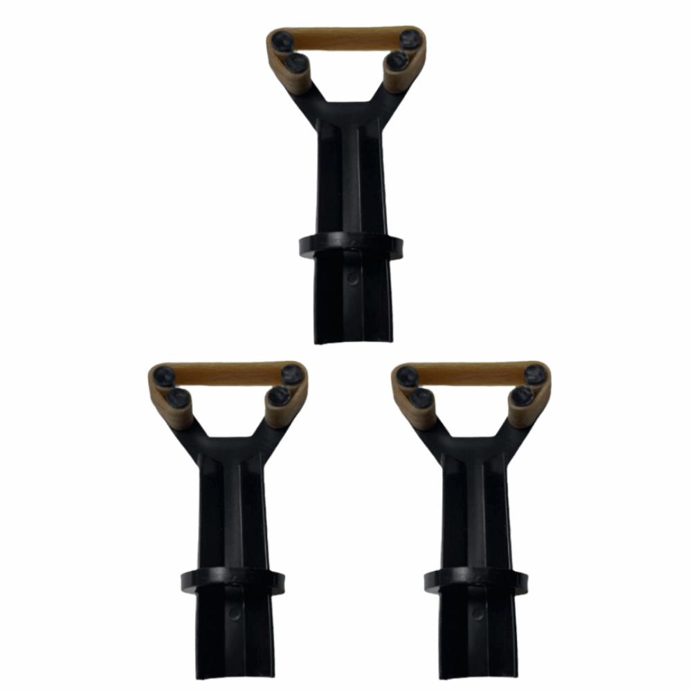 3PCS Cushioned Contact Pads Cue Tip Clamp Elastic Band Billiard Cue Tip Clamp  Snooker Accessories
