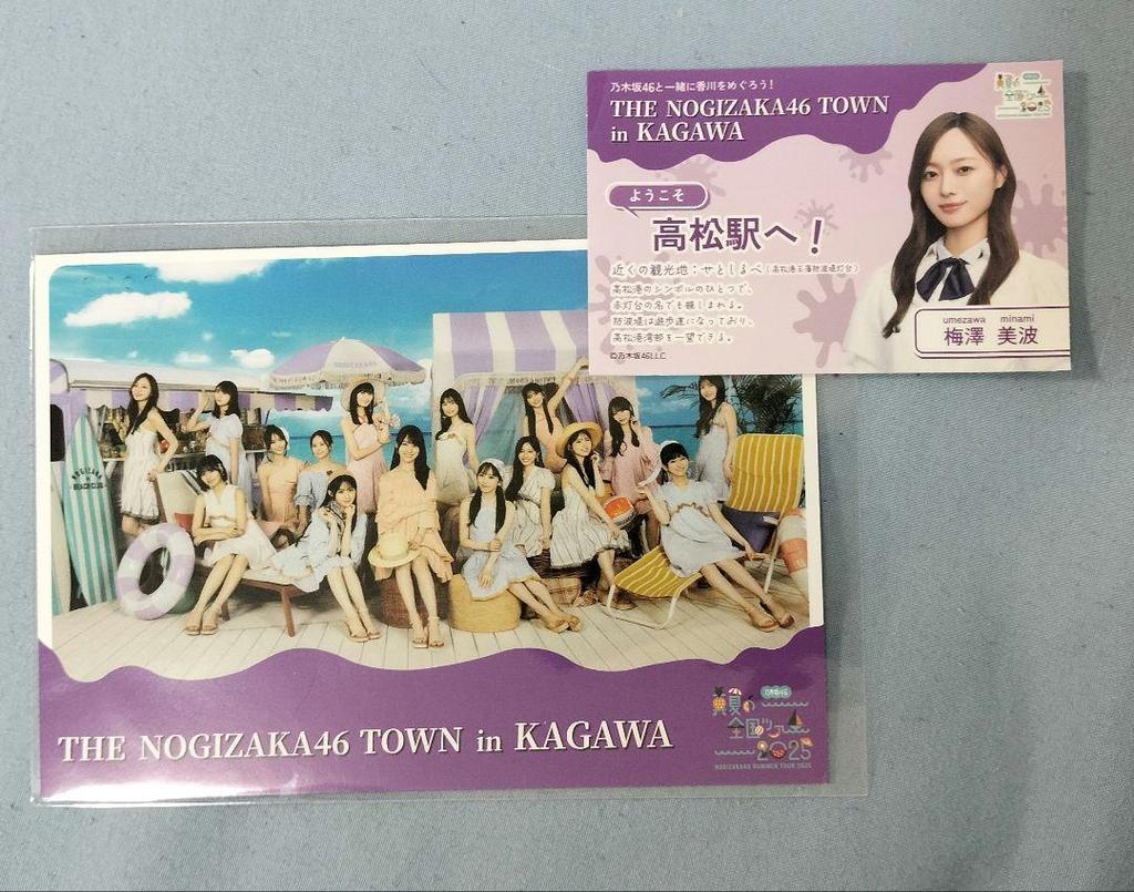 [USED] Nogizaka46 Midsummer National Tour Collaboration Guru Guru Ticket and Purchase Bonus