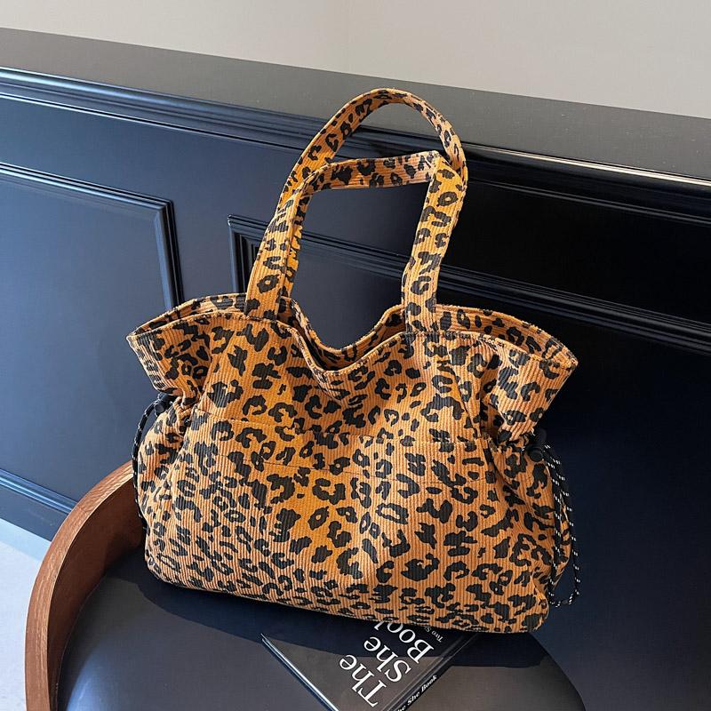 Neuer Druck Große Wiederverwendbare Lebensmittel-Einkaufstasche Damen Tragetasche Mode Tasche Schultertasche Faltbare Öko-Tasche Waschbar Reise