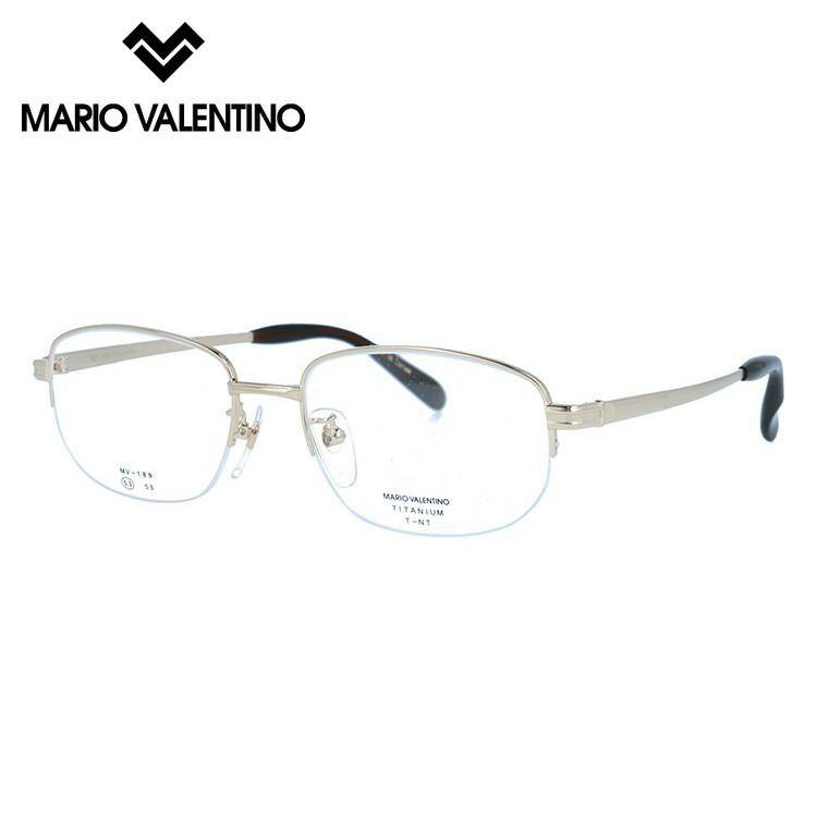 Used Mario Valentino Glasses Frame Date Glasses MARIO VALENTINO MV-189 C1 53 Size Square Mario Valentino Unisex Men Women [Domestic Genuine Product]