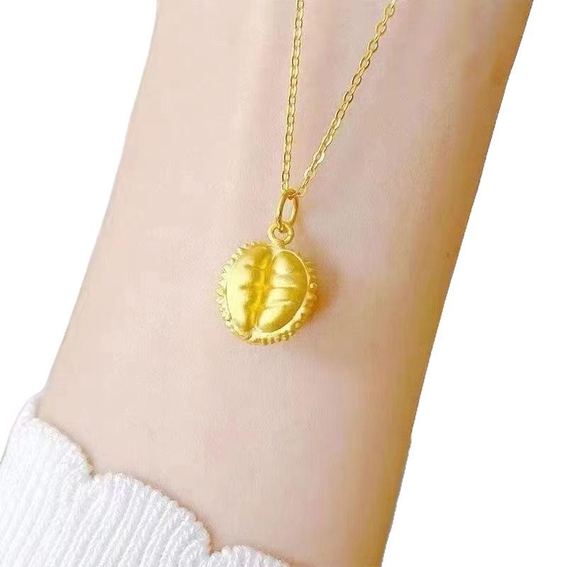 Durian Anhänger Halskette: Exquisite High-End Schlüsselbein-Kette