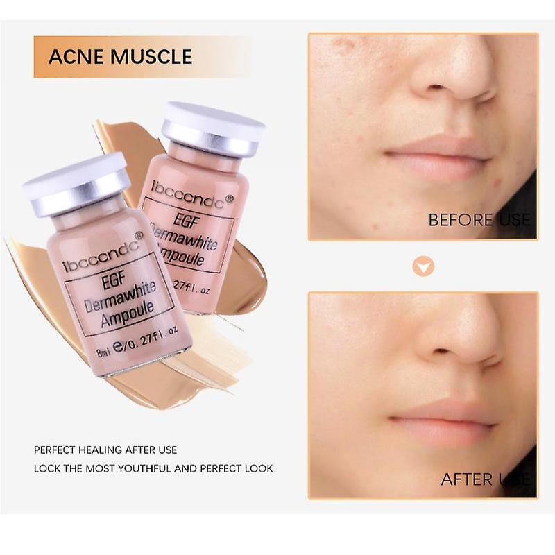 Hautpflege 12 Flaschen BB Glow Kit Ampulle Aufhellendes Serum Foundation