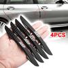 4Pcs Car Door Edge Protection Strips Anti-Collision Guard for Wrangler Grand Cherokee Compass