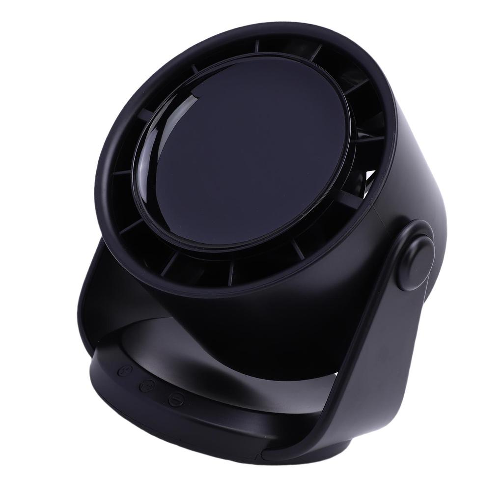 Table Fan Quiet Wall Mounted Desk Fan Digital Display Rechargeable USB Fan 100 Speeds for Home