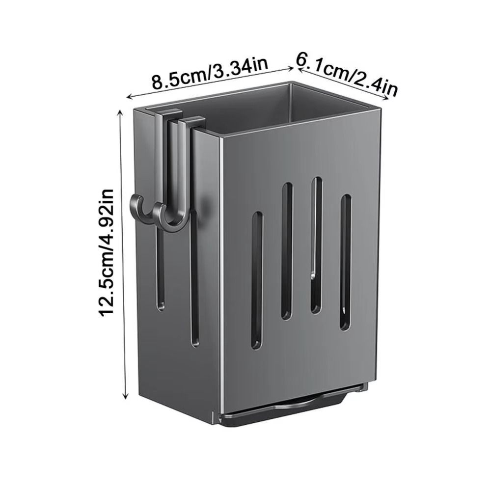 Spurloser Geschirr-Organizer Abtropfende Küchenutensilien-Aufbewahrungsbox Langlebiger Stäbchenhalter