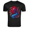 Red Betta Fish Aquarium Graphic T Shirt Tropical Fish Tee