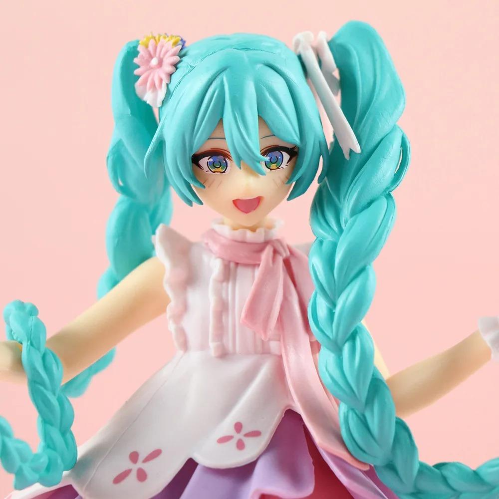Hot Kawaii Girl Hatsune Miku Anime Figure Fashion Subclture Miku Action Figure Birthday Gift PVC Collection Model Doll Toys