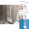 Premium Silicone Toilet Brush Wall-mounted Home Use No Drilling Necessary